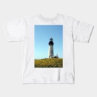 Yaquina Head Lighthouse - Newport, OR Kids T-Shirt